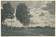Landscape - Windy Weather, Heinrich Kühn Austrian, born Germany, Gum bichromate print