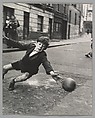 Goalie, Street Football, Brindley Road, Paddington, Roger Mayne  British, Gelatin silver print