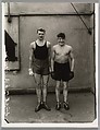 Boxers. Paul Röderstein and Hein Hesse. Köln.
, August Sander  German, Gelatin silver print