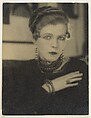 Nancy Cunard, Man Ray American, Gelatin silver print