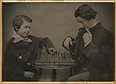 [Chess Players], Unknown, Ambrotype