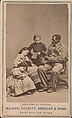 Learning is Wealth—Wilson, Charley, Rebecca, and Rosa, Slaves from New Orleans, Charles Paxson (American, active New York, 1860s), Albumen silver print from glass negative