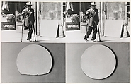 Repair/Retouch Series: An Allegory on Wholeness (Plate and Man with Crutches), John Baldessari American, Gelatin silver prints