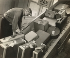 [Luggage on Conveyor Belt], André Kertész  American, born Hungary, Gelatin silver print