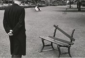 Broken Bench, Long Island, André Kertész  American, born Hungary, Gelatin silver print