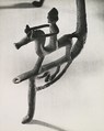 [Etruscan Cauldron of the 7th Century B.C., Figure on Leg], André Kertész  American, born Hungary, Gelatin silver print