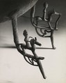 [Etruscan Cauldron of the 7th Century B.C., Two Figures on Legs], André Kertész  American, born Hungary, Gelatin silver print