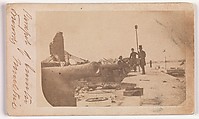The Evacuation of Fort Sumter, April 1861, Attributed to Alma A. Pelot (American, active Charleston, South Carolina, 1850s–1860s), Albumen silver print from glass negative