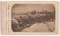 The Evacuation of Fort Sumter, April 1861, Edward Anthony (American, 1818–1888), Albumen silver print from glass negative