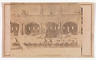 The Evacuation of Fort Sumter, April 1861, J. M. Osborn (American, active Charleston, South Carolina, 1850s–1860s), Albumen silver print from glass negative