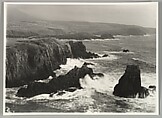 Atlantic Waves Beat against the West Coast of Lewis at Mlanghursta, Robert Moyes Adam  British, Scottish, Gelatin silver print
