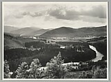 Balmoral Castle, the River Dee and Valley, Robert Moyes Adam  British, Scottish, Gelatin silver print