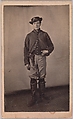 [Union Cavalry Soldier with Pistol in Holster], Tappin's Photograph Art Gallery  American, Albumen silver print from glass negative