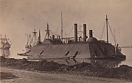Iron Clad "Essex," Baton Rouge, Louisiana, McPherson & Oliver  American, Albumen silver print from glass negative