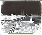Ordnance Wharf, City Point, Virginia, Thomas C. Roche (American, 1826–1895), Collodion glass negative