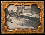 [Chatham Square, New York], Unknown, Daguerreotype