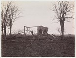 Ruins of Mrs. Henry's House, Battlefield of Bull Run, George N. Barnard  American, Albumen silver print from glass negative