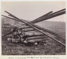 Confederate Method of Destroying Rail Roads at McCloud Mill, Virginia, Andrew Joseph Russell American, Albumen silver print from glass negative