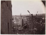 Ruins of Richmond & Petersburg Railroad Bridge, Richmond, Virginia, Alexander Gardner American, Scottish, Albumen silver print from glass negative