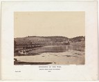 Pontoon Bridge Across the Potomac, Berlin, October 1862, Alexander Gardner American, Scottish, Albumen silver print from glass negative