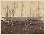 [Detachment of 50th N.Y. Volunteer Engineers, Pontoon Wagon and Saddle Boat], Timothy H. O'Sullivan  American, born Ireland, Albumen silver print from glass negative