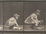 Animal Locomotion.  An Electro-Photographic Investigation... of Animal Movements.  Commenced 1872 - Completed 1885.  Volume VI, Woman (Semi-Nude and Transparent Drapery) Children, Eadweard Muybridge (British and American, Kingston upon Thames 1830–1904 Kingston upon Thames), Photogravures