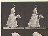 [Woman Opening Parasol], Eadweard Muybridge (British and American, Kingston upon Thames 1830–1904 Kingston upon Thames), Collotype