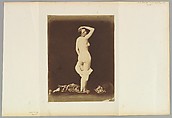 Nude, Félix-Jacques-Antoine Moulin (French, 1800–after 1875), Salted paper print from paper negative