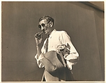 [Male Pedestrian Smoking Cigar, Detroit (for Fortune Magazine Article "Labor Anonymous")], Walker Evans  American, Gelatin silver print