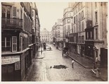 [Rue de Constantine], Charles Marville (French, Paris 1813–1879 Paris), Albumen silver print from glass negative