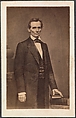 Abraham Lincoln, Mathew B. Brady (American, born Ireland, 1823?–1896 New York), Albumen silver print from glass negative