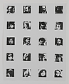 598 / Variable Piece #70 : 1971 (In Process) Global 1975, Douglas Huebler (American, 1924–1997), Gelatin silver prints and typescript