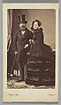 [Napoleon III and Empress Eugenie], André-Adolphe-Eugène Disdéri  French, Albumen silver print