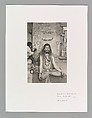 Naga Baba and Mural, Ashi Ghat, Benares, India, Kevin Bubriski  American, Platinum-palladium print
