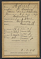 Adnet. Jeanne, Marie. Alphonsine (femme Quesnel). 22 ans, née à Argentan. Couturière. Anarchiste. 8/1/94., Alphonse Bertillon (French, 1853–1914), Albumen silver print from glass negative
