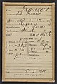François dit Francis. 38 ans, né le 3/12/55 à Reims (Marne). Ébéniste. Anarchiste. 5/3/94., Alphonse Bertillon (French, 1853–1914), Albumen silver print from glass negative