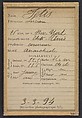Fétis. Julien. 26 ans, né à New York (USA). Couvreur. Anarchiste. 3/3/94., Alphonse Bertillon (French, 1853–1914), Albumen silver print from glass negative