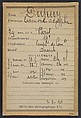 Dupuy. Edmond, Adolphe. 29 ans, né à Paris XIVe. Employé de commerce. Anarchiste. 1/3/94., Alphonse Bertillon (French, 1853–1914), Albumen silver print from glass negative