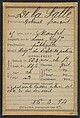 De la Salle. Gabriel. 45 ans, né à Nantes (Loire-Inf.). Publiciste. Disposition du Préfet de Police. 16/3/94., Alphonse Bertillon (French, 1853–1914), Albumen silver print from glass negative
