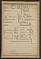 Dufour. Louis. 37 ans, né à Port-Ste-Marie (Lot & Garonne). Bijoutier. Anarchiste., Alphonse Bertillon (French, 1853–1914), Albumen silver print from glass negative