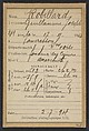 Robillard. Guillaume, Joseph. 24 ans, né le 17/11/68 à Vaucresson. Fondeur en cuivre. Anarchiste. 2/7/94., Alphonse Bertillon (French, 1853–1914), Albumen silver print from glass negative