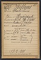 Willems. Charles, Louis. 52 ans, né à Houndchocte (Nord). Tailleur d'habits. Anarchiste. 18/3/94., Alphonse Bertillon (French, 1853–1914), Albumen silver print from glass negative