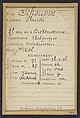 Schouppe. Placide. (dit Ricken, Franz). 35 ans, né à Dickenvenne (Belgique). Mécanicien. Vol., Alphonse Bertillon (French, 1853–1914), Albumen silver print from glass negative