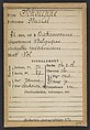 Schouppe. Placide. (dit Ricken, Franz). 31 ans, né à Dickenvenne (Belgique). Mécanicien. Vol., Alphonse Bertillon (French, 1853–1914), Albumen silver print from glass negative