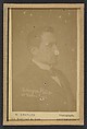Schouppe. Placide. (dit Ricken, Franz)., Alphonse Bertillon (French, 1853–1914), Albumen silver print from glass negative