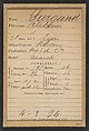 Surgand. Alphonse. 21 ans, né à Lyon. Réparateur de chaussures. Anarchiste. 4/3/94., Alphonse Bertillon (French, 1853–1914), Albumen silver print from glass negative