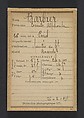 Barbier. Émile, Alphonse. 36 ans, né à Paris. Peintre en bâtiment. Anarchiste. 26/2/94., Alphonse Bertillon (French, 1853–1914), Albumen silver print from glass negative