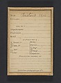 Bastard. Élisée, Joseph, Michel. 22 ans, né à Birnel (Oise). Polisseur. Anarchiste. 20/8/93., Alphonse Bertillon (French, 1853–1914), Albumen silver print from glass negative