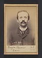 Bazin. Claudius dit César. 36 ans, né à Chatillon (Ain). Mécanicien. Anarchiste. 11/3/94., Alphonse Bertillon (French, 1853–1914), Albumen silver print from glass negative