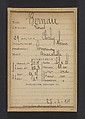 Bernaix. Louis. 29 ans, né à Clichy. Couvreur. Anarchiste. Fiché le 27/2/94., Alphonse Bertillon (French, 1853–1914), Albumen silver print from glass negative